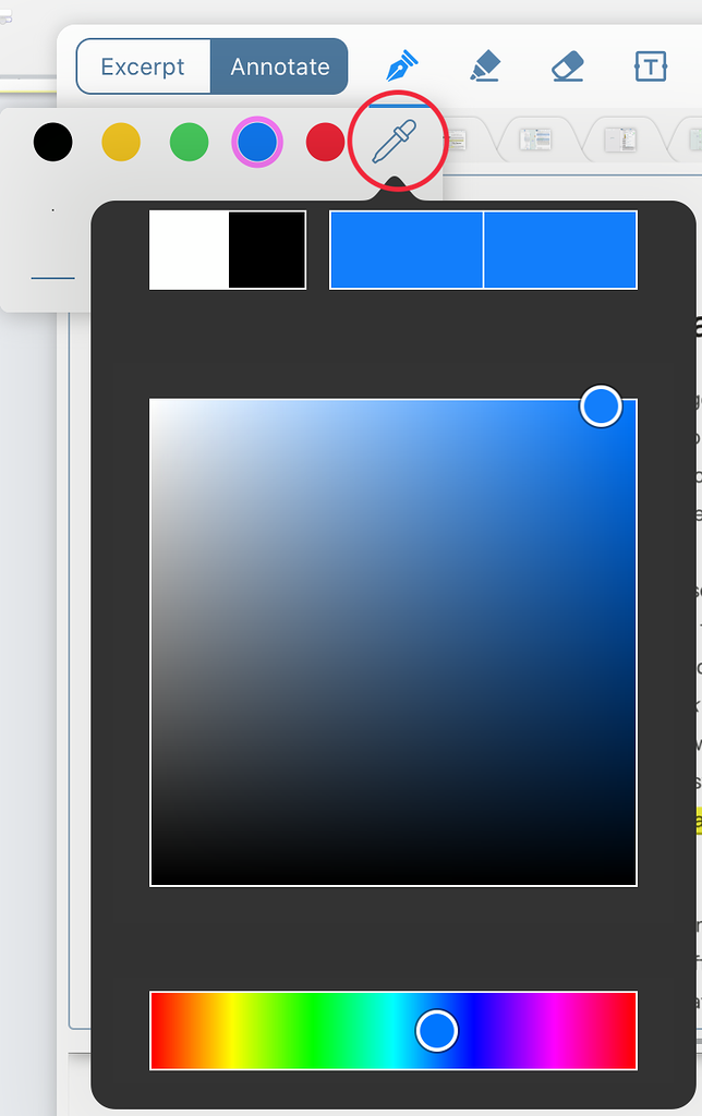 marginnote by color