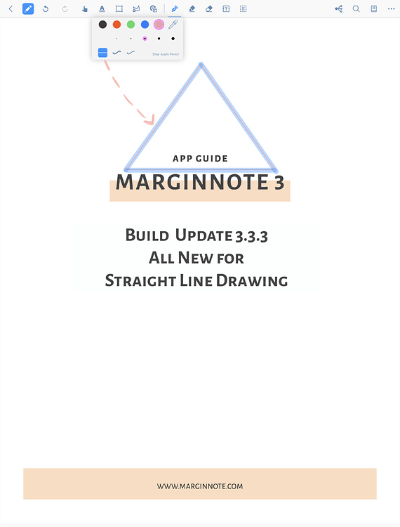 Update 3.3.3 All New StraightLine Drawing Tool Howto Tips, Workflows & Ecosystem Marginnote
