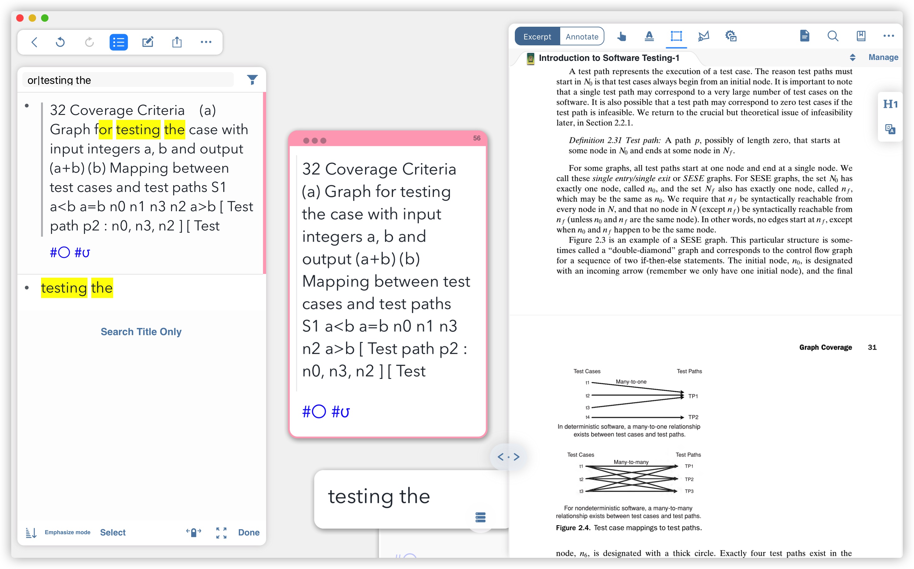 how to see margins in a note in treedbnotes